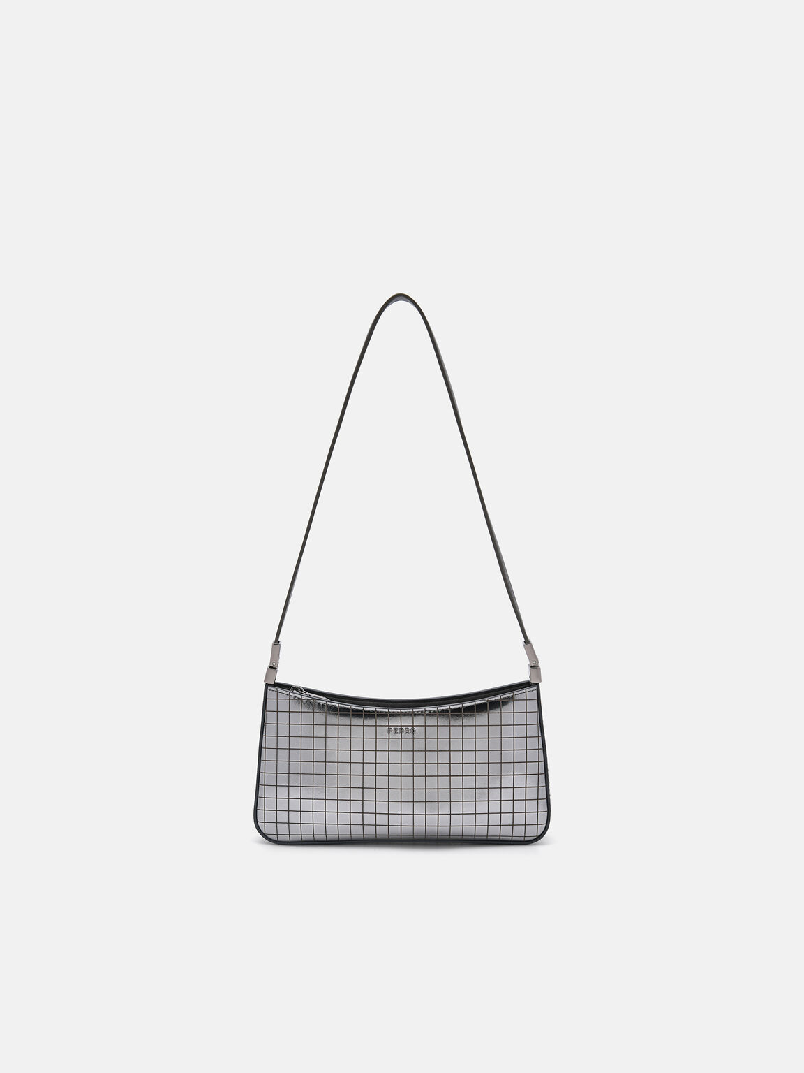 Jatte Metallic Leather Pouch, , hi-res