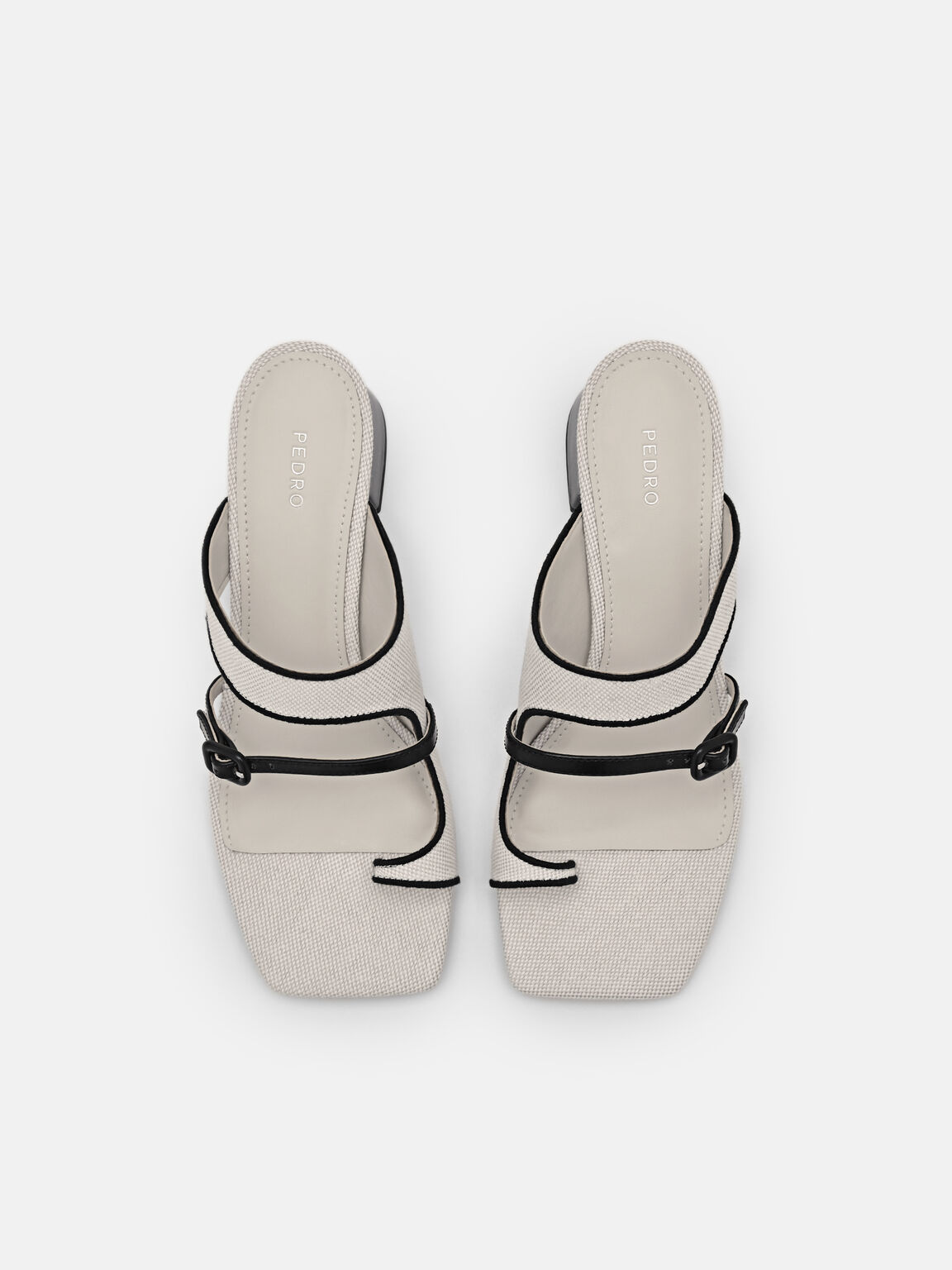 Loie Heel Sandals, Beige
