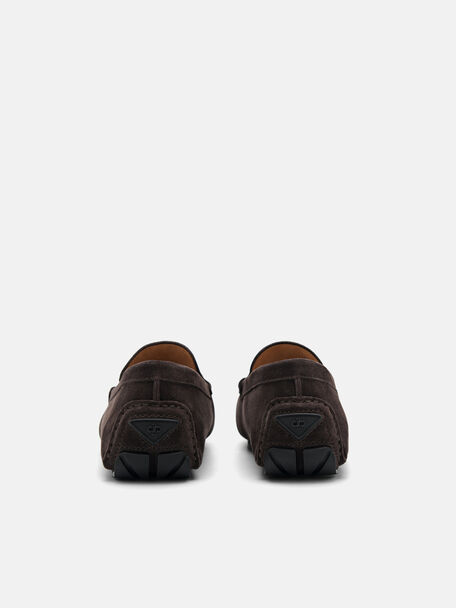 PEDRO Icon Leather Heel Sandals, Black