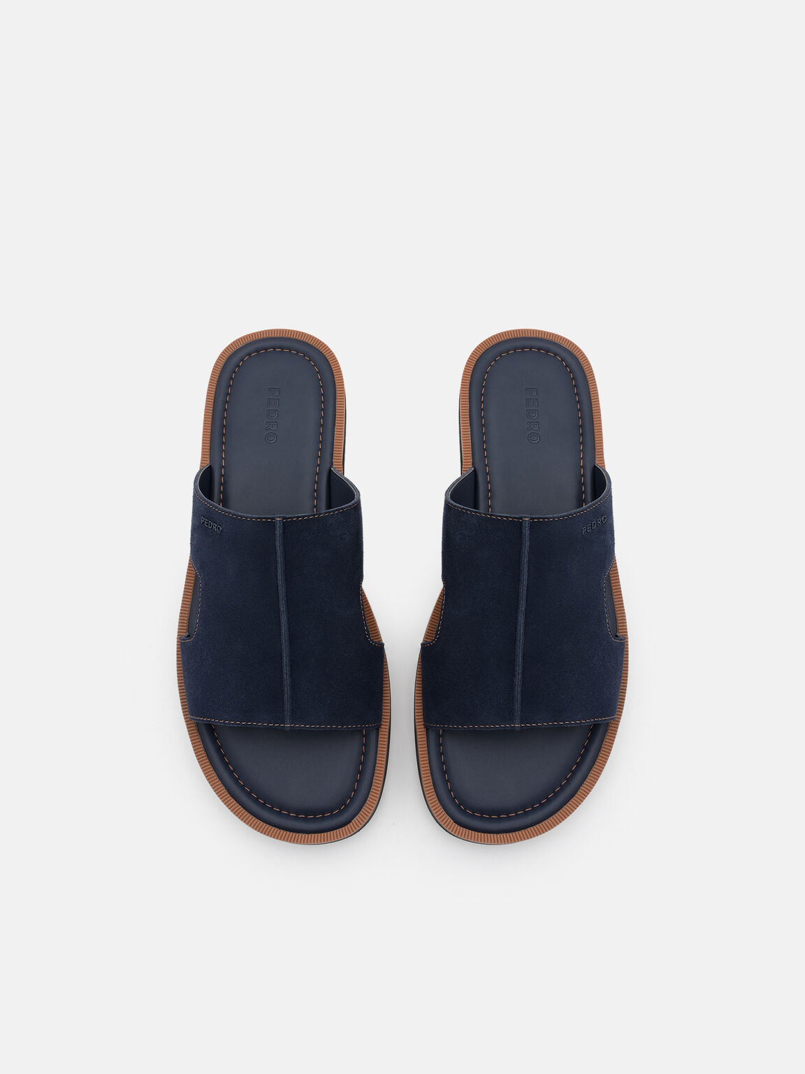 Sandal Slide Kulit, , hi-res