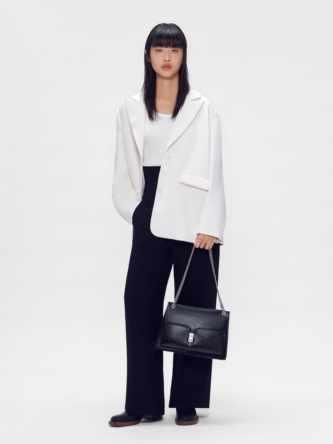 PEDRO Studio Farida Leather Shoulder Bag, 