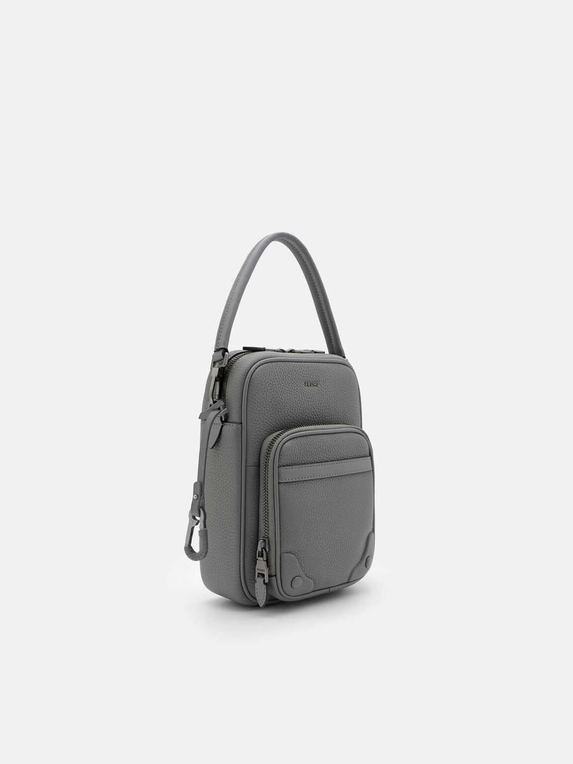 Patrice Tumbled Leather Crossbody Bag, 