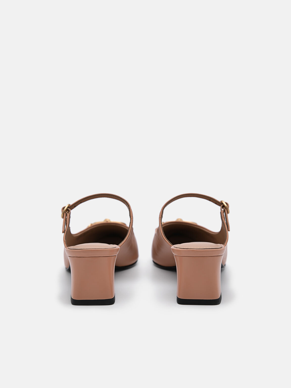 Mules Hak Kulit Jean, 