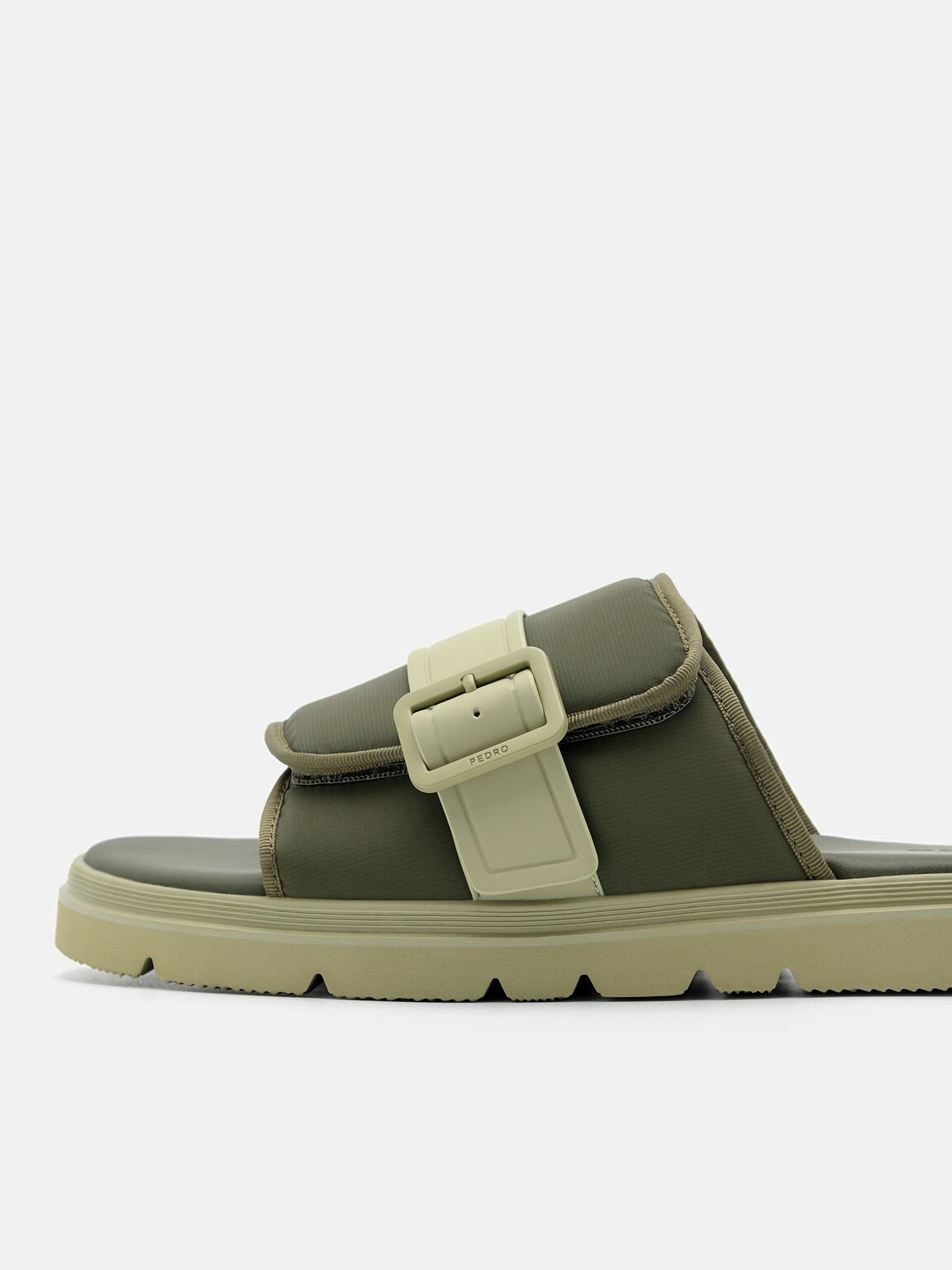Fabric Slide Sandals, 