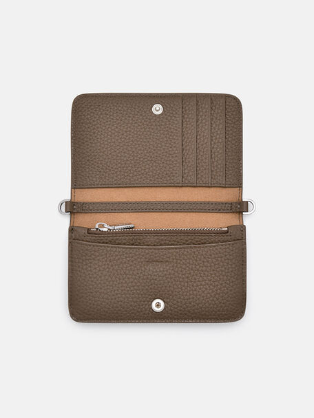 Embossed Leather Bi-Fold Wallet, 