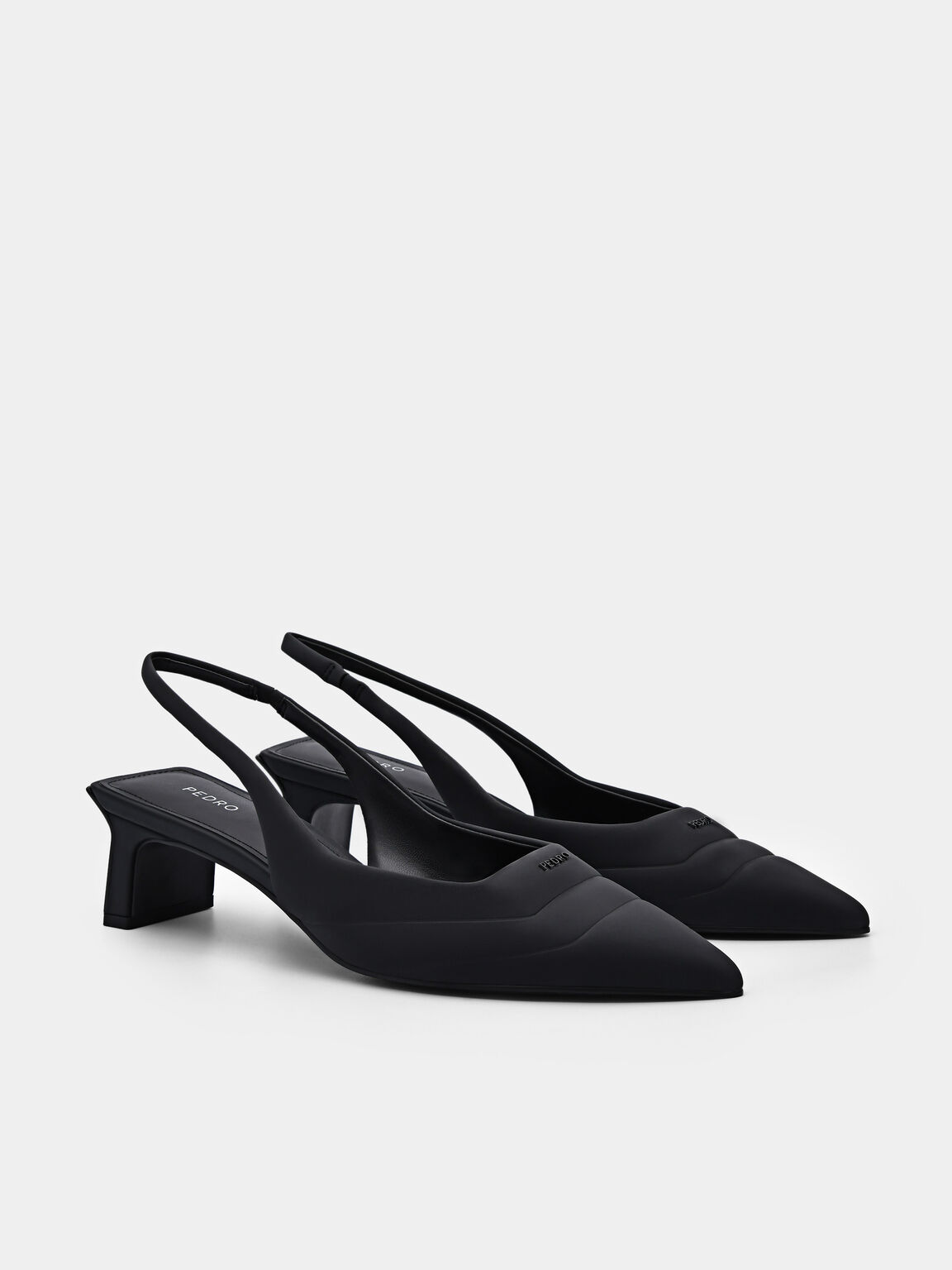 Tessa Leather Pumps, Black