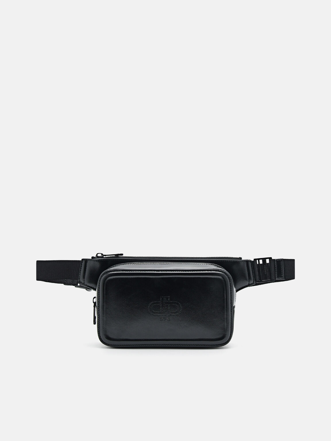 PEDRO Icon Leather Sling Pouch, Black, hi-res