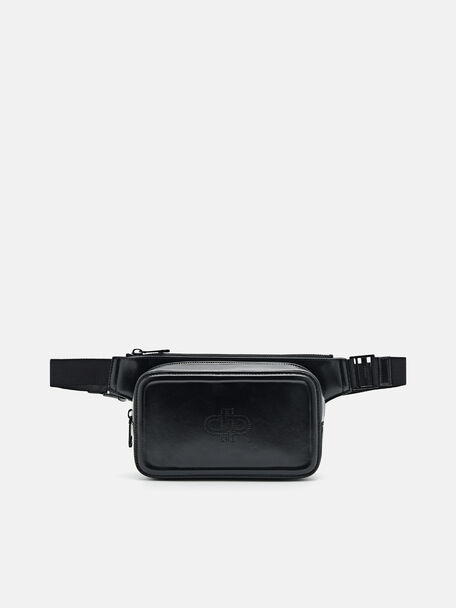 PEDRO Icon Leather Sling Pouch, Black, hi-res
