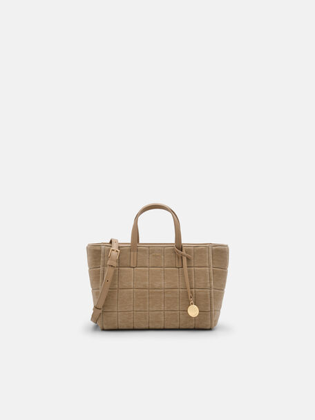 Lucia Handbag, Taupe, hi-res