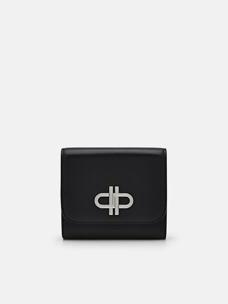 PEDRO Icon Leather Tri-Fold Wallet, Black, hi-res