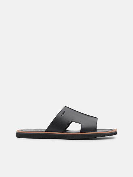 Sandal Slide Kulit, 