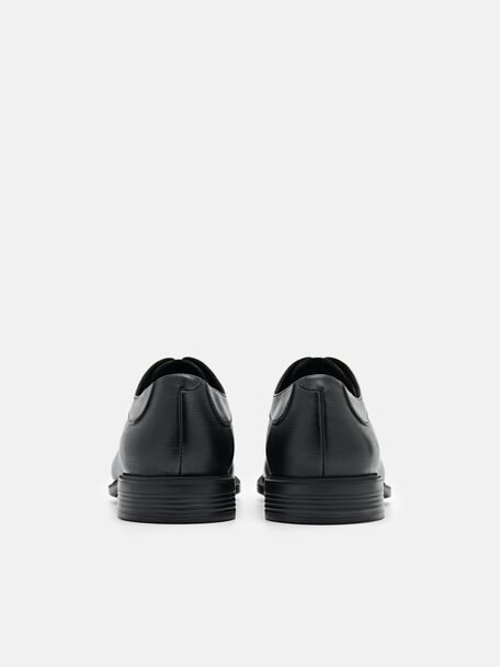 PEDRO Icon Leather Heel Sandals, Black