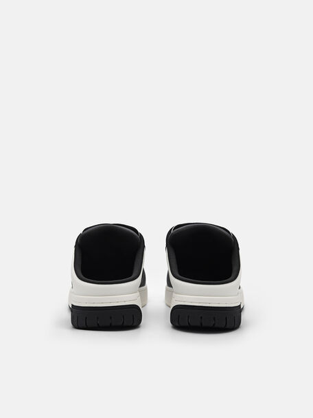 PEDRO Icon Leather Heel Sandals, Black