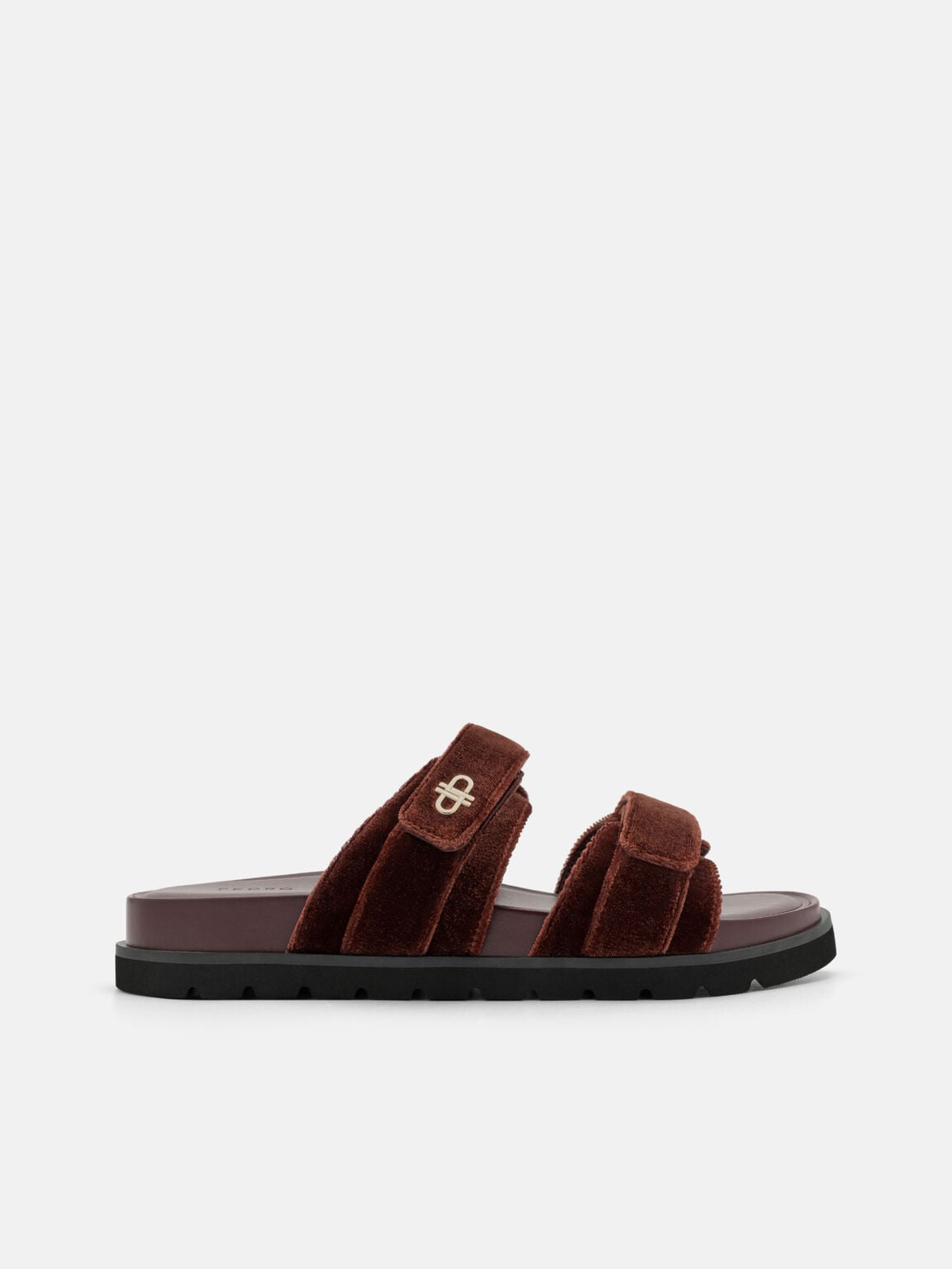 Sandal Slide Beludru Nelle, , hi-res