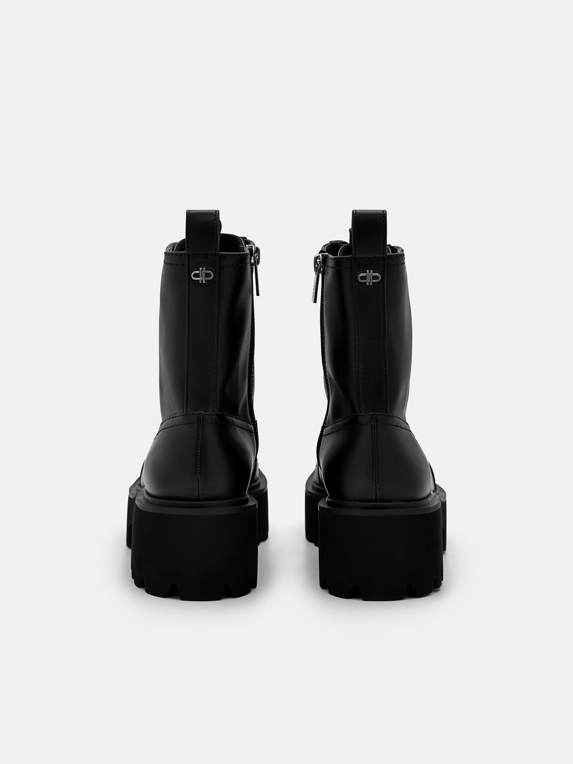 Leather Chunky Boots, 
