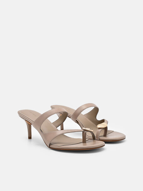 Sandal Hak Stiletto Kulit Alexis, 