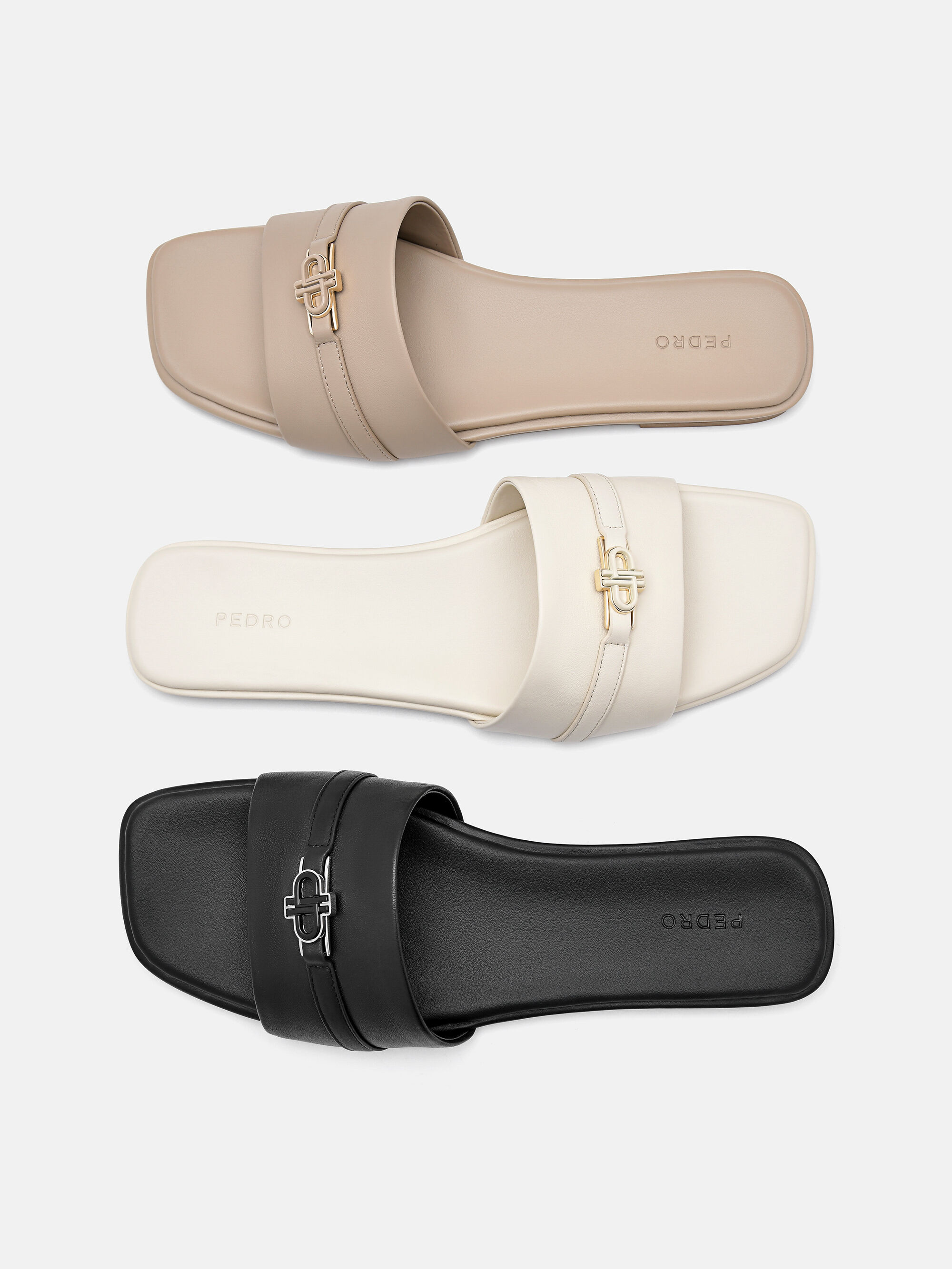 ★PEDRO★PEDRO Icon Leather Sandals レザーサンダル/送料込 PEDRO Icon Leather Sandals - Black - PEDRO ID