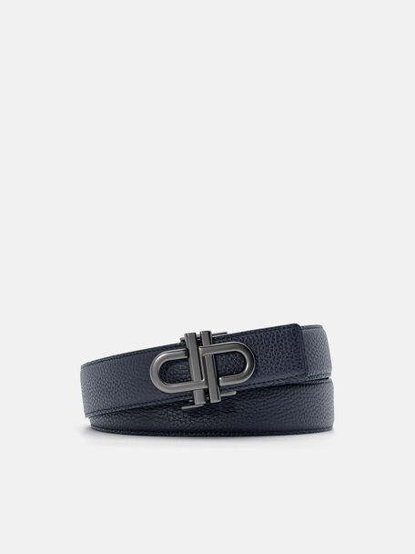 Tumbled Leather Automatic Belt, 