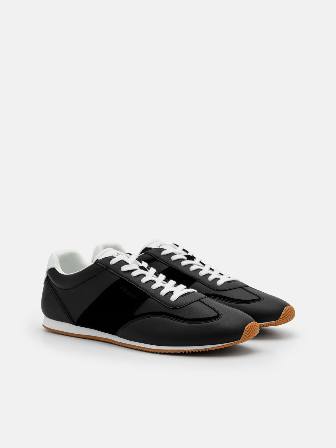 Lewis Suede Sneakers, Black