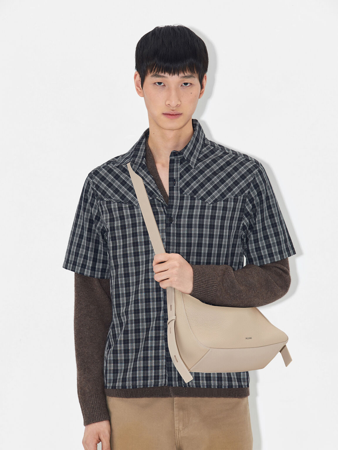 Demi Leather Shoulder Bag, 