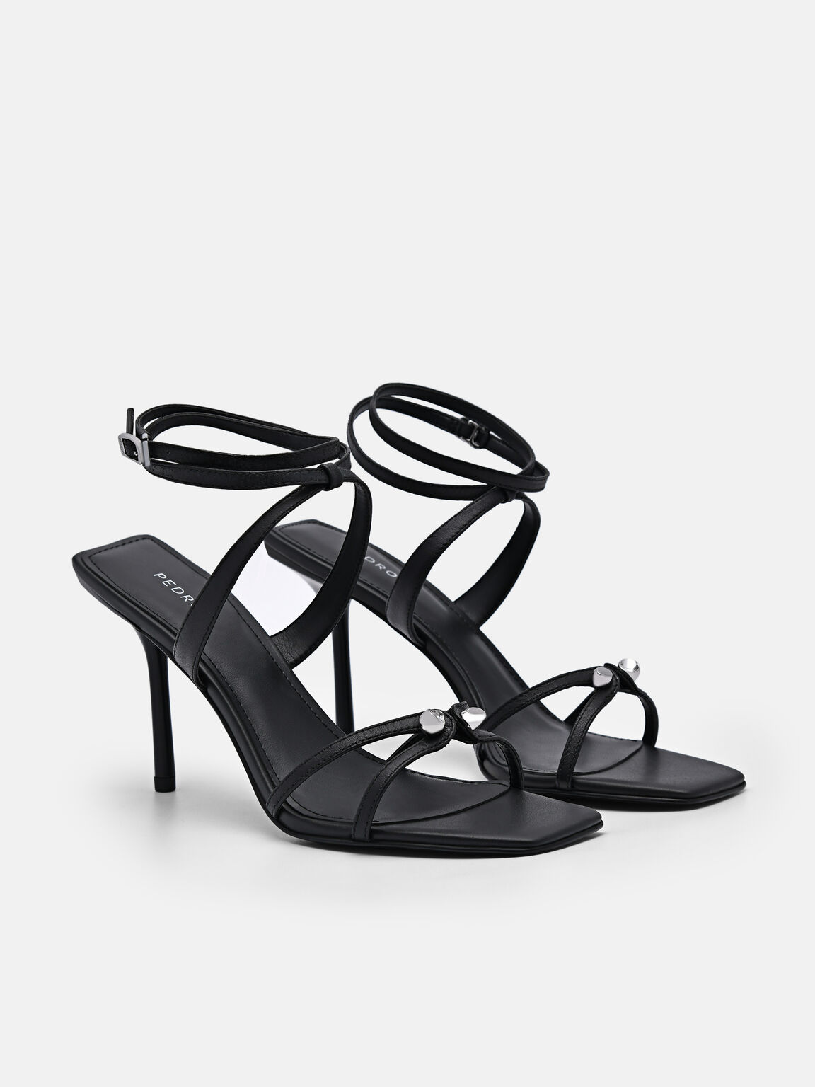 Sandal Tumit Kulit Sofia, 