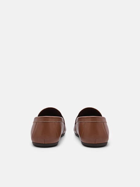 PEDRO Icon Leather Heel Sandals, Black
