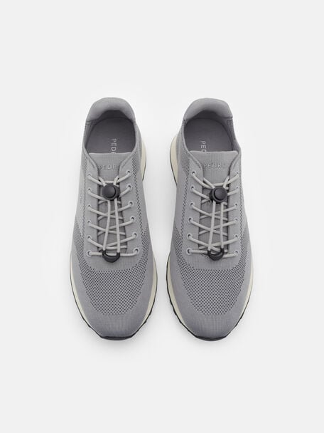 Sepatu Sneakers Rajut Track, 