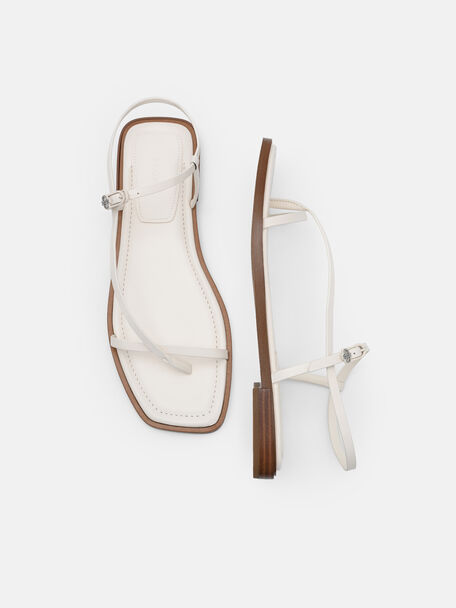 Ashby Sandal Tali Kulit, 