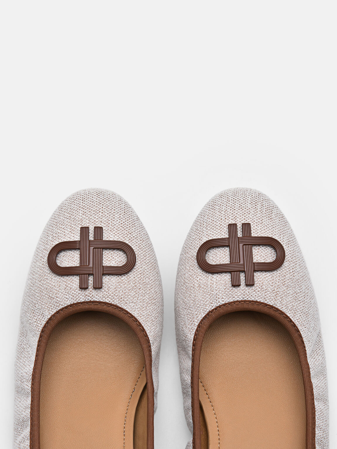PEDRO Icon Leather Ballerina Flats, 