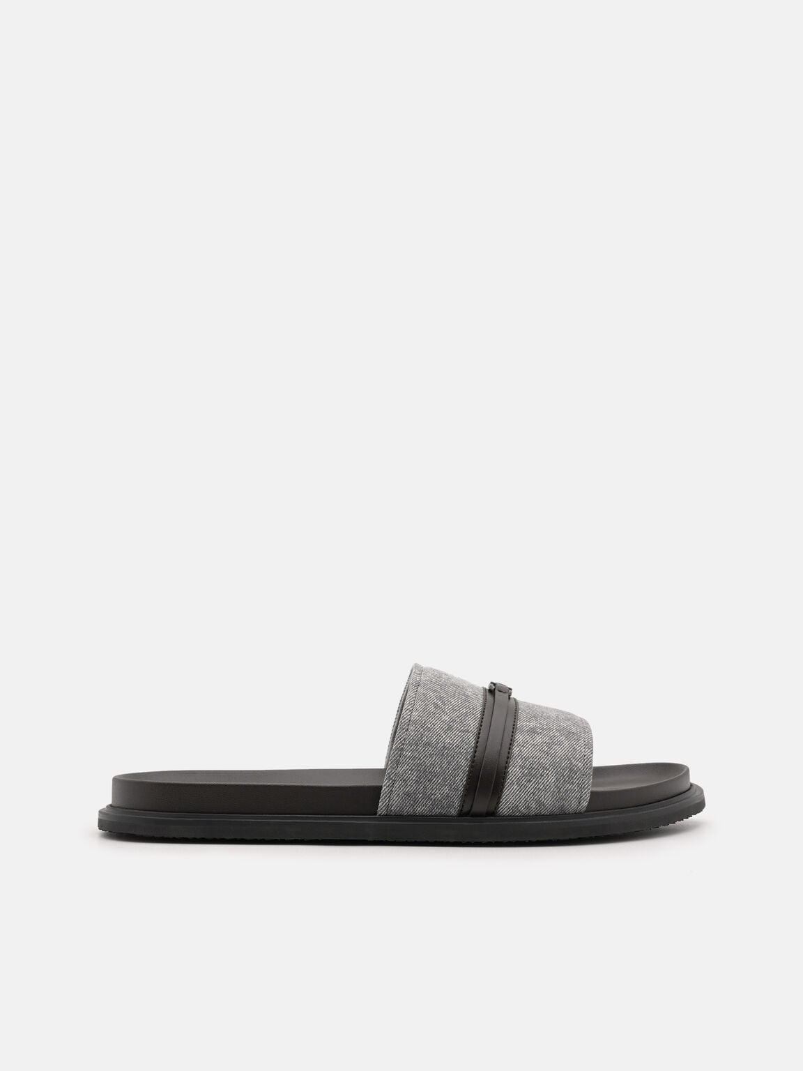 Belted Slide Sandals, 