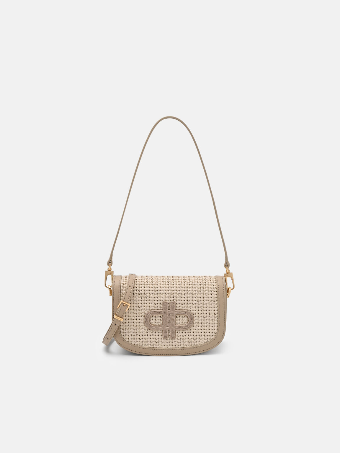 Duet Raffia Shoulder Bag, , hi-res