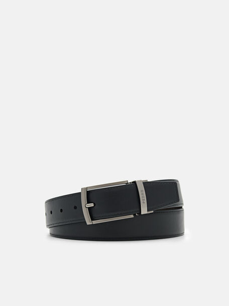 Sabuk Pin Reversibel Kulit, , hi-res