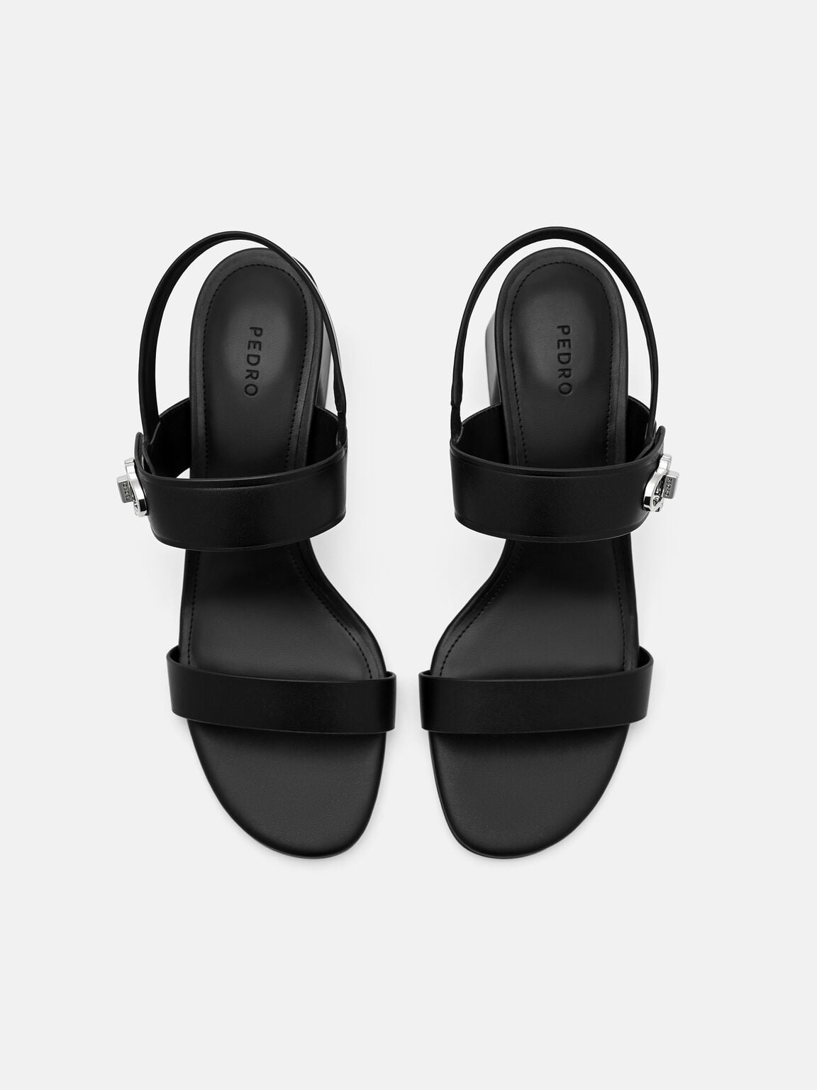 Sienna Leather Heel Sandals, , hi-res