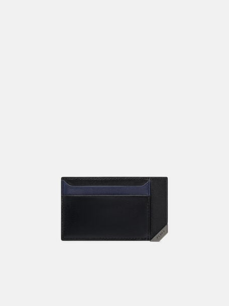 Embossed Leather Card Holder, , hi-res