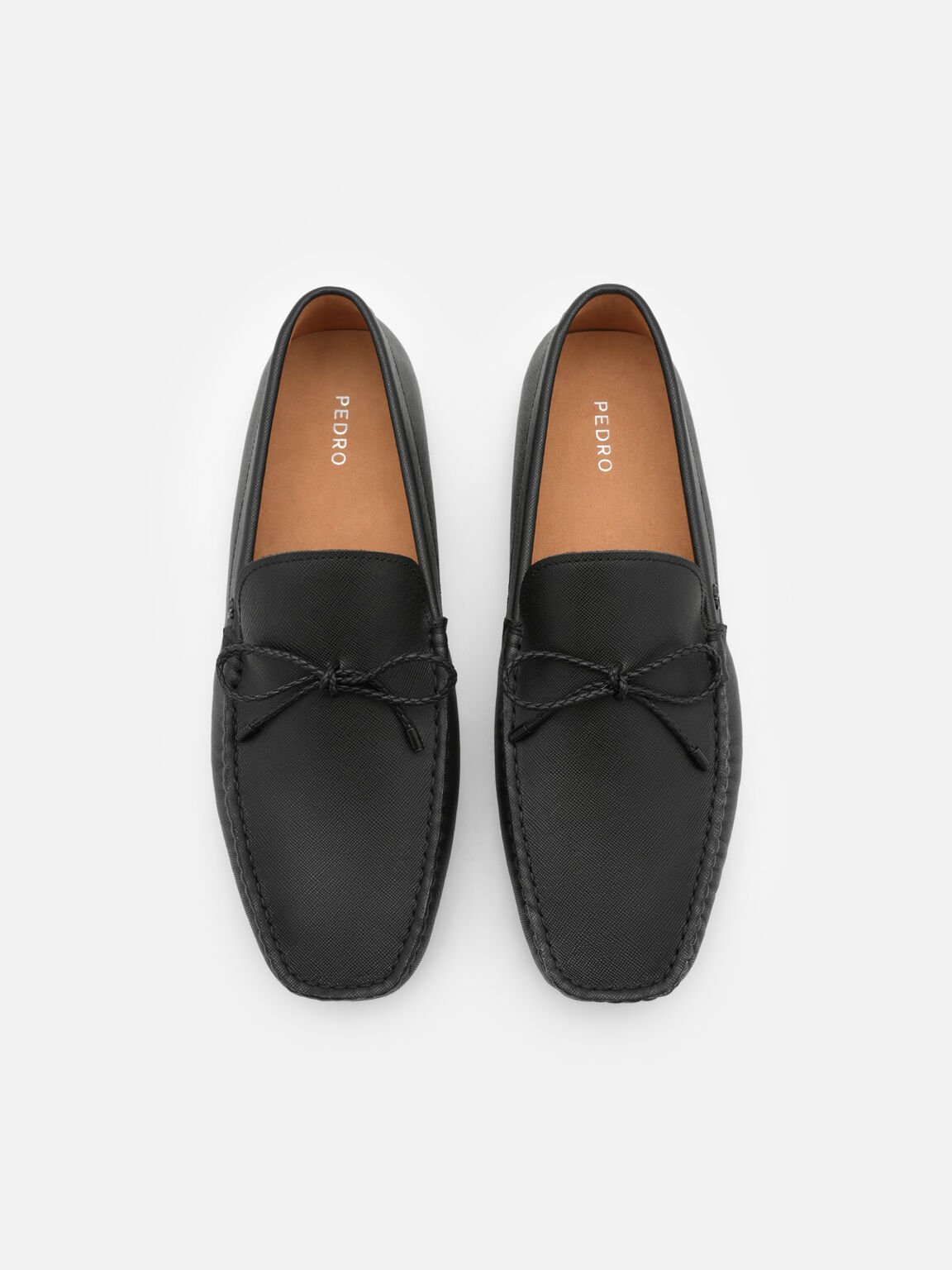 Sepatu Driving Kulit Bow, 