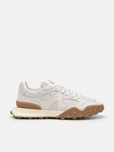 Women's Node Suede Sneakers, Chalk, hi-res