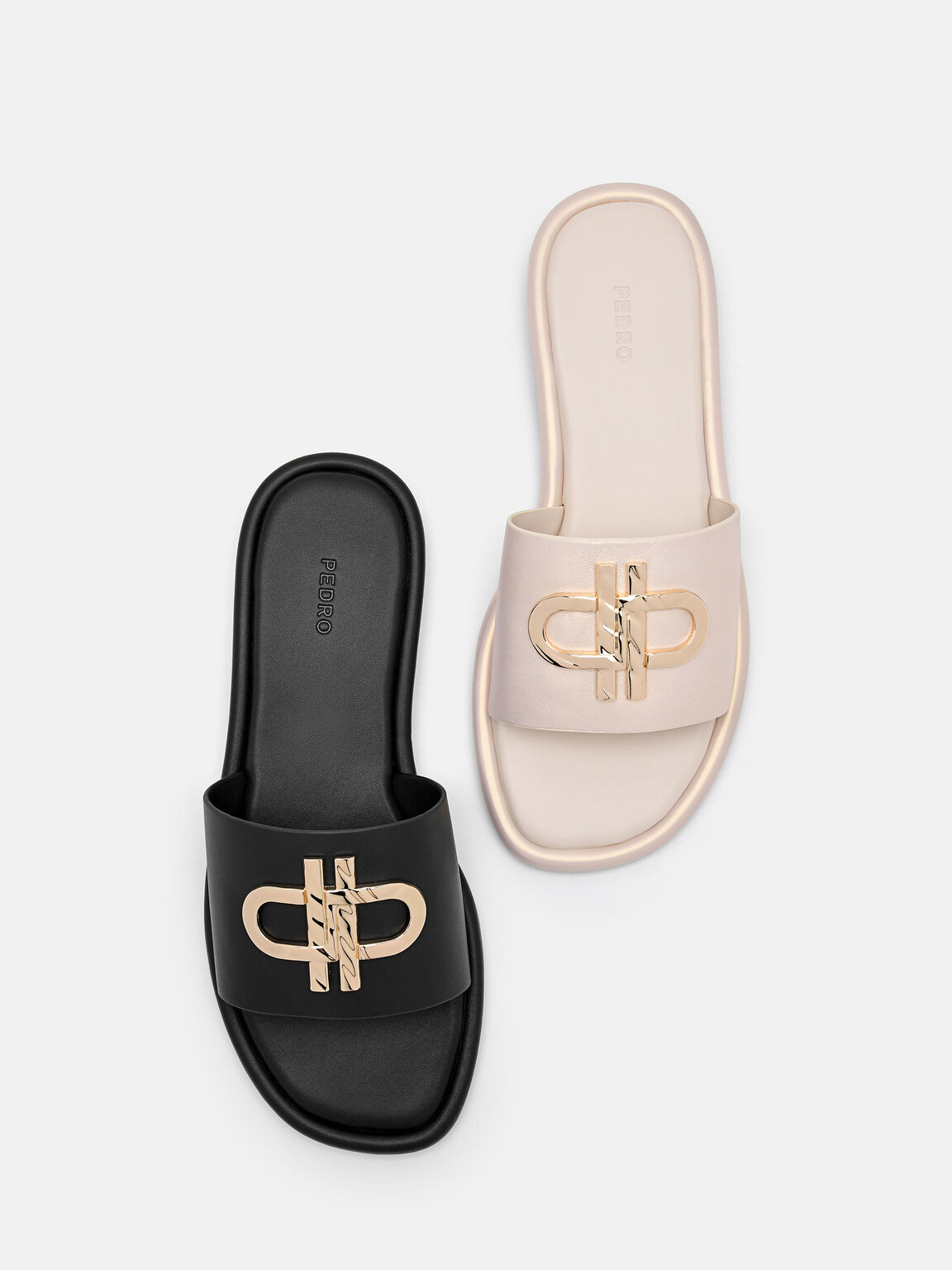 Sandal Slide kulit PEDRO Icon, , hi-res