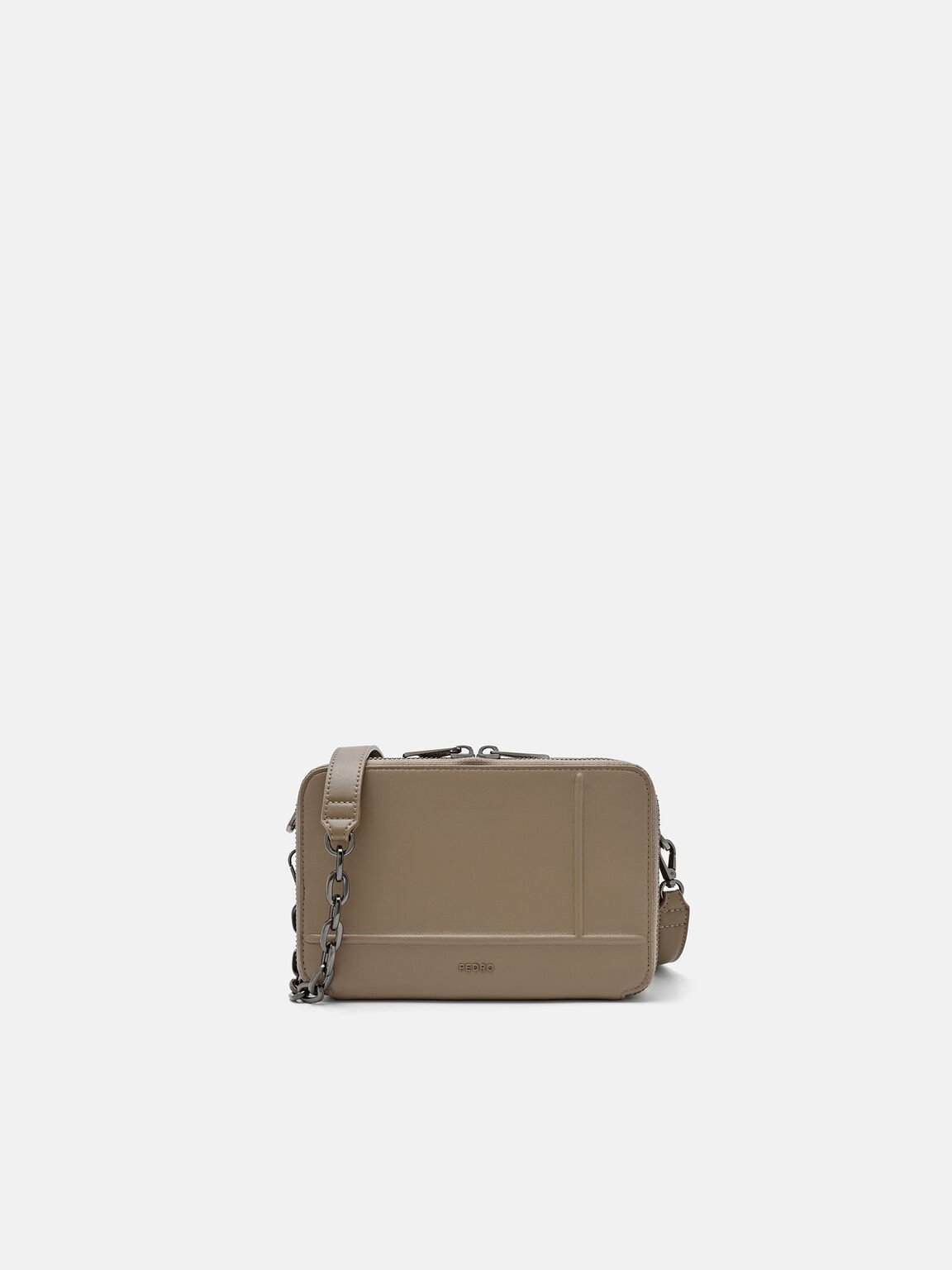 Boxy Mini Leather Crossbody Bag, , hi-res