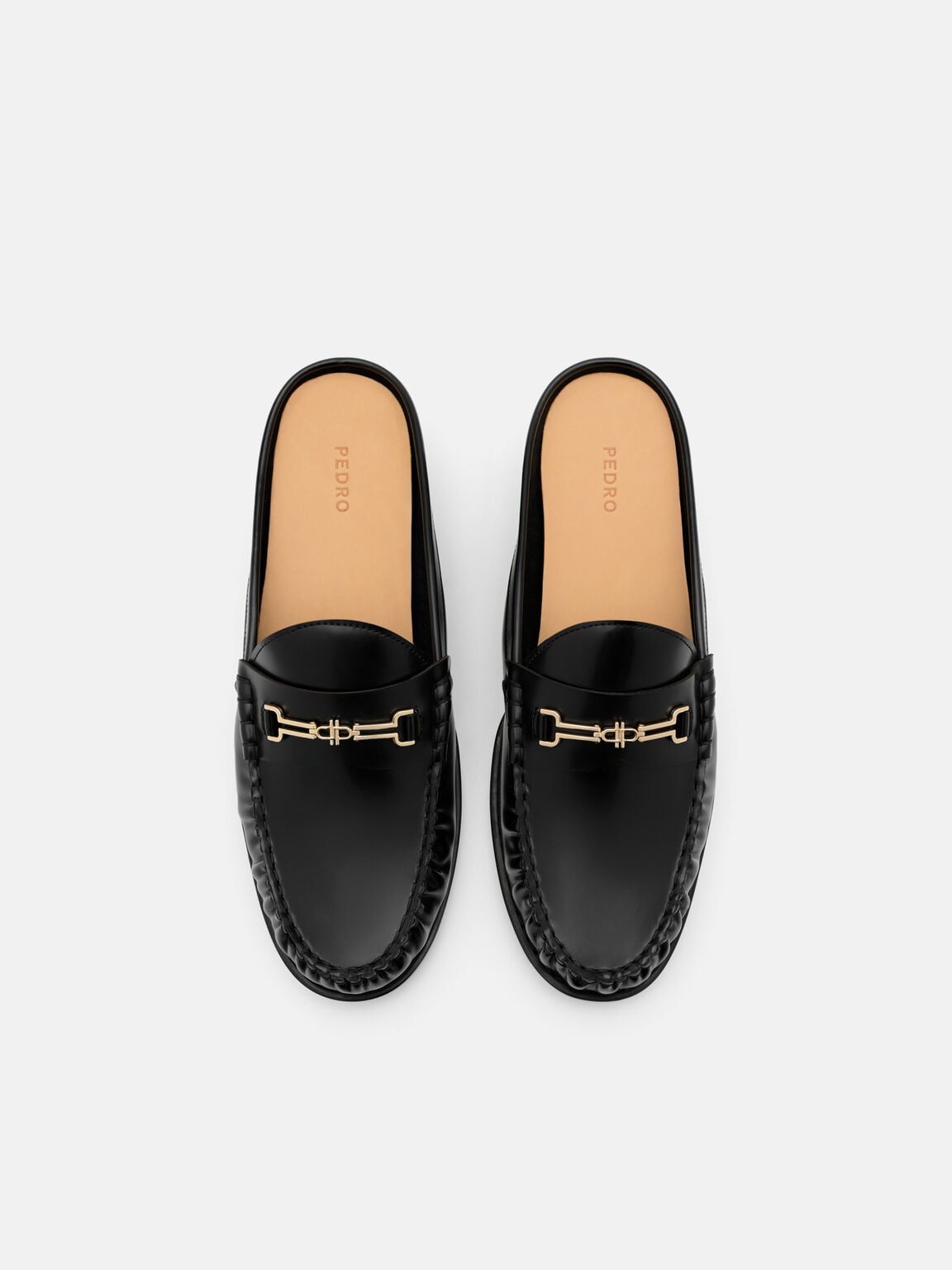 Alistair Leather Penny Mules, , hi-res