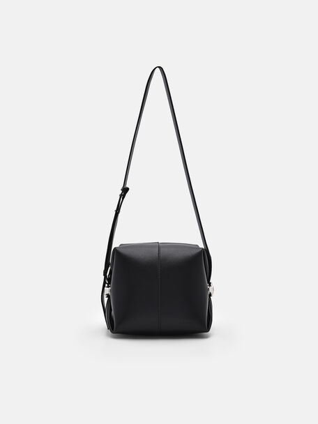 Cube Shoulder Bag, Black, hi-res