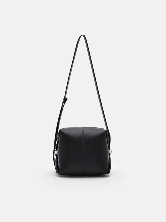 Cube Shoulder Bag, Black, hi-res