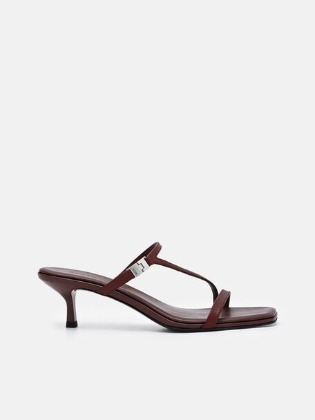 Jatte Leather Heel Sandals, , hi-res