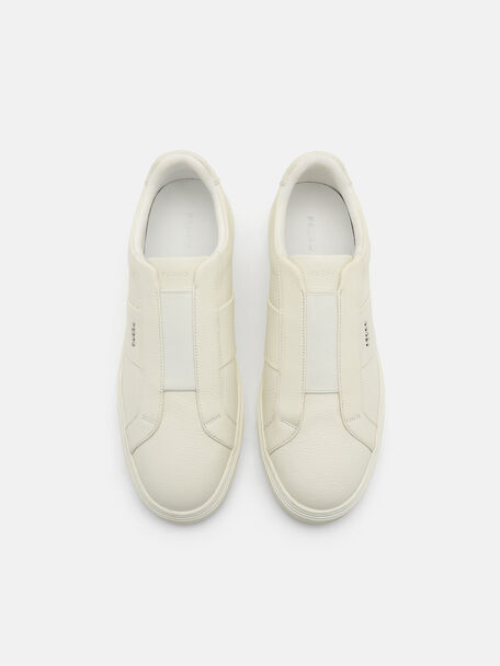 Leather Court Sneakers, , hi-res