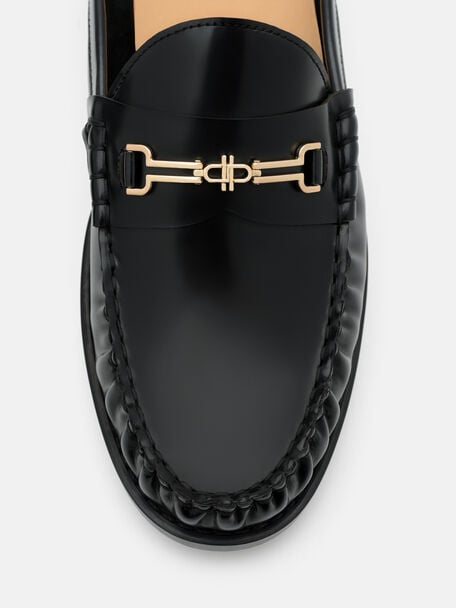 Alistair Leather Penny Mules, , hi-res