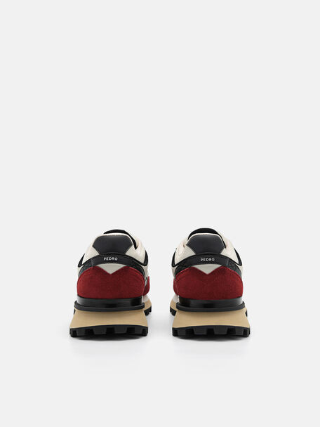 PEDRO Icon Leather Heel Sandals, Black