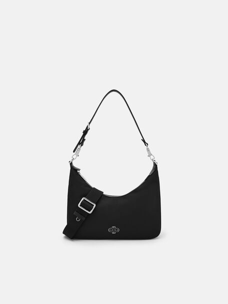 Keri Nylon Hobo Bag, , hi-res