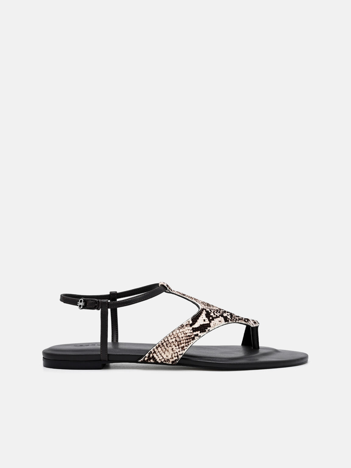 Sandal Ankle Strap Calfhair, , hi-res
