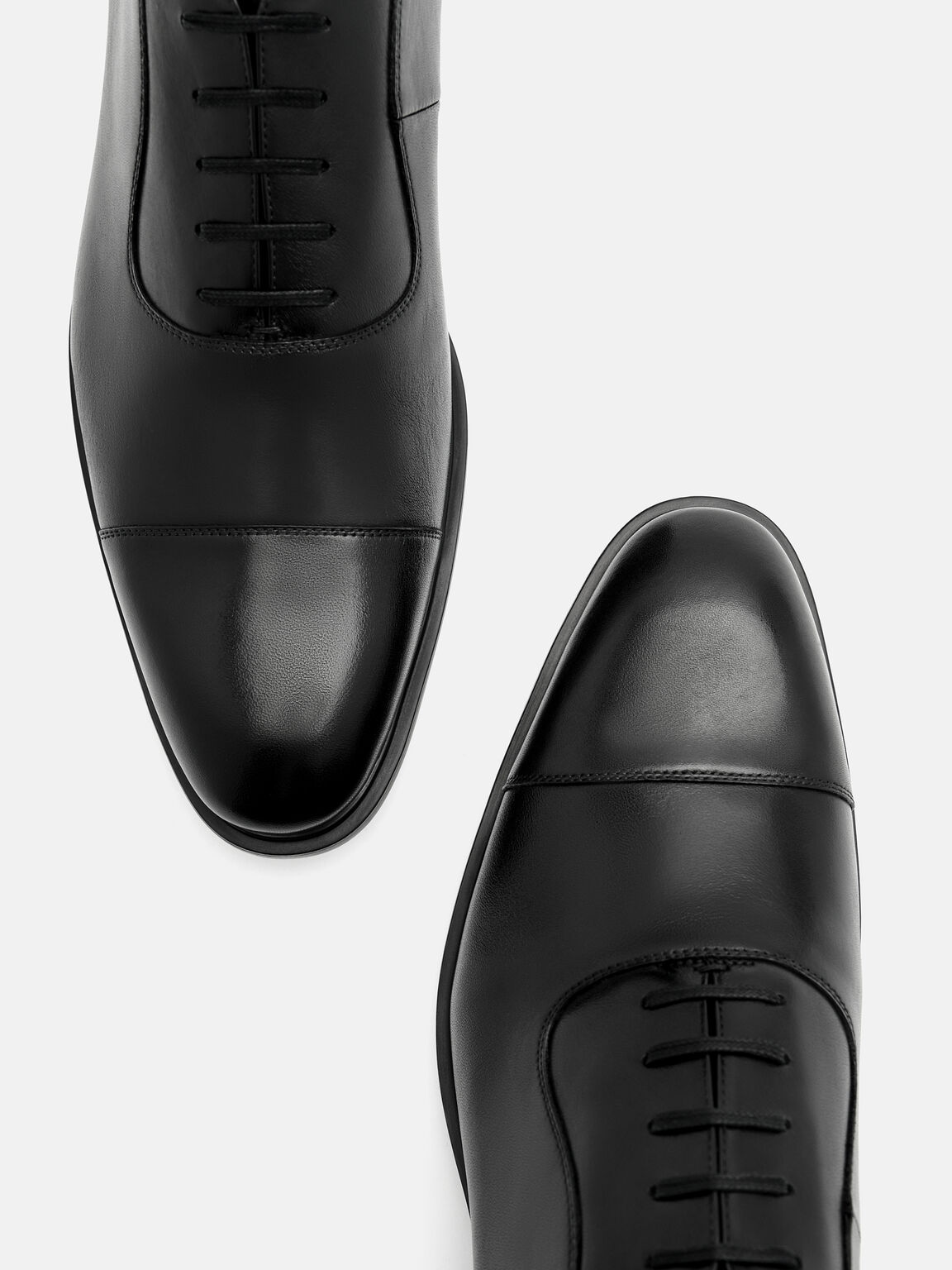 Sepatu Oxford Kulit Burnished Ringan Altitude, 