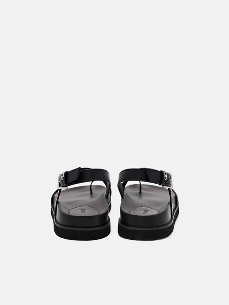 Sandal Bakcstrap Kulit, , hi-res