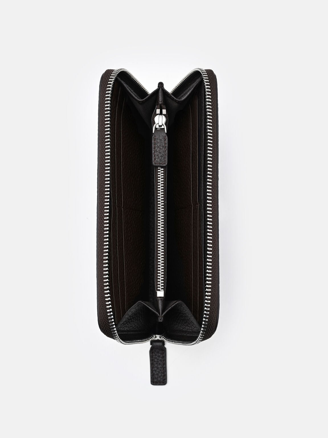 Tumbled Leather Long Wallet, 